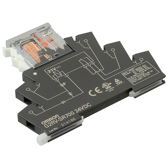 G2RV-SR700 DC24 Omron Automation and Safety  Power Relays Over 2 Amps